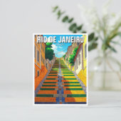 Rio de Janeiro Lapa Brazilië Briefkaart (Staand voorkant)
