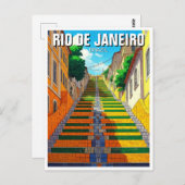 Rio de Janeiro Lapa Brazilië Briefkaart (Voorkant / Achterkant)
