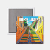 Rio de Janeiro Lapa Brazilië Magneet (Voorkant / Achterkant)