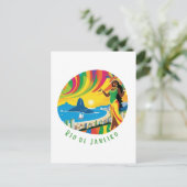 Rio de Janeiro Leven in de stad Feestdagenkaart (Staand voorkant)