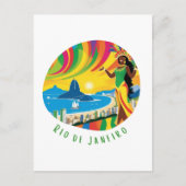 Rio de Janeiro Leven in de stad Feestdagenkaart (Voorkant)