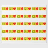 Rio de janeiro liefde cadeaupapier (Vlak)