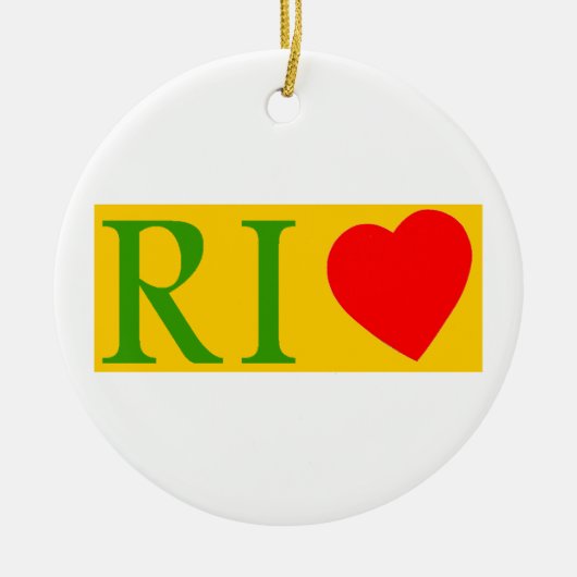 Rio de Janeiro love Keramisch Ornament (Voorkant)