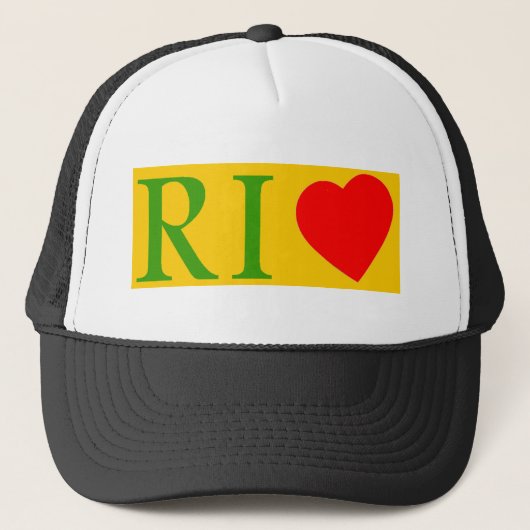 Rio de Janeiro love Trucker Pet (Voorkant)