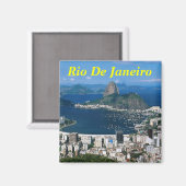 Rio De Janeiro magneet (Voorkant / Achterkant)