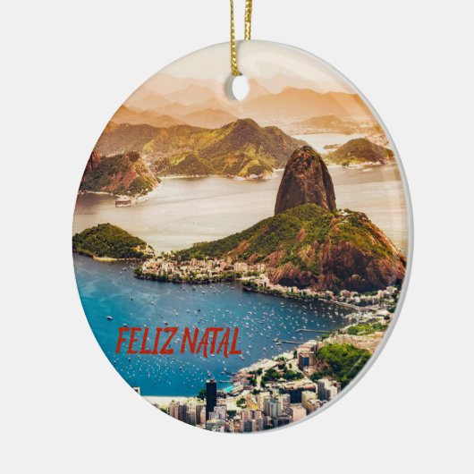 Rio de Janeiro Panoramisch Ornament (Links)