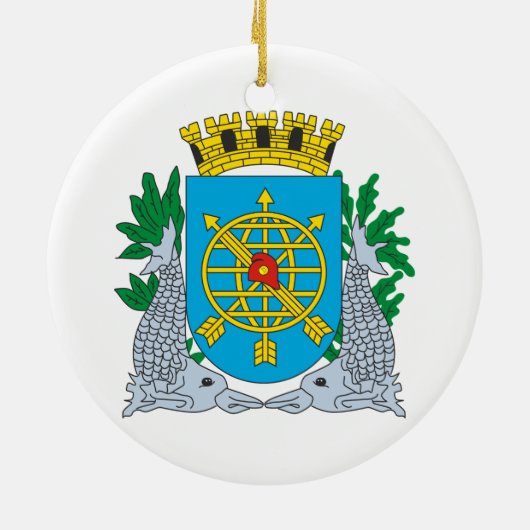 Rio de Janeiro Panoramisch Ornament (Achterkant)