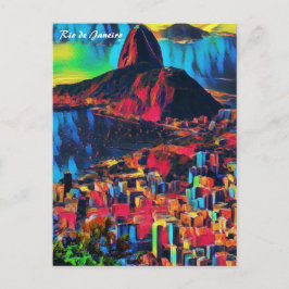 Rio de Janeiro, Pão de Açúcar /City  View Art Briefkaart