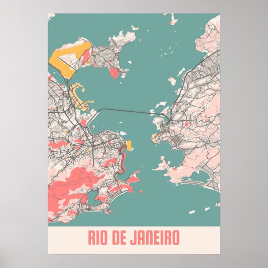 Rio de Janeiro - paradepaardje Poster (Voorkant)