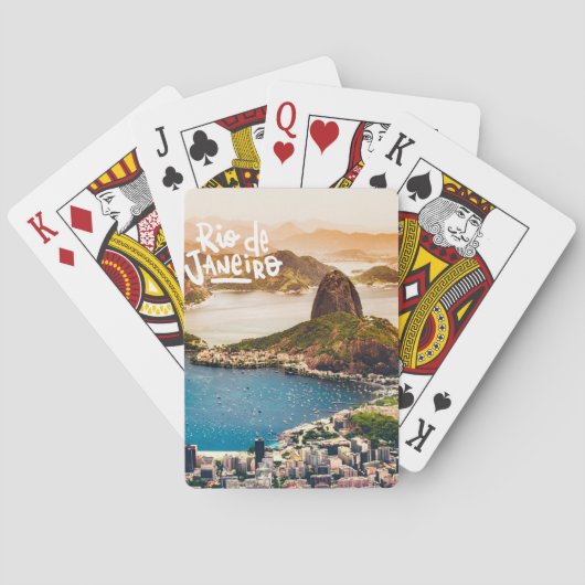 Rio De Janeiro Pokerkaarten (Achterkant)