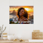 RIO DE JANEIRO POSTER (Keuken)