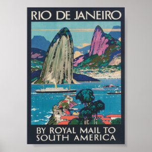 Rio de Janeiro Poster voor het reizen van mensen