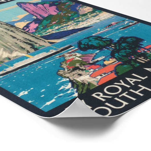 Rio de Janeiro Poster voor het reizen van mensen (Hoek)