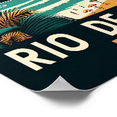 Rio de Janeiro Poster voor het reizen van mensen (Hoek)