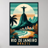 Rio de Janeiro Poster voor het reizen van mensen (Voorkant)