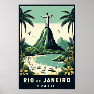 Rio de Janeiro Poster voor het reizen van mensen