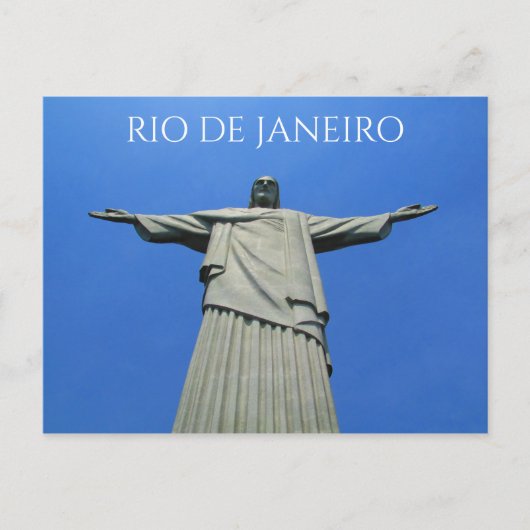 rio de janeiro redeemer briefkaart (Voorkant)