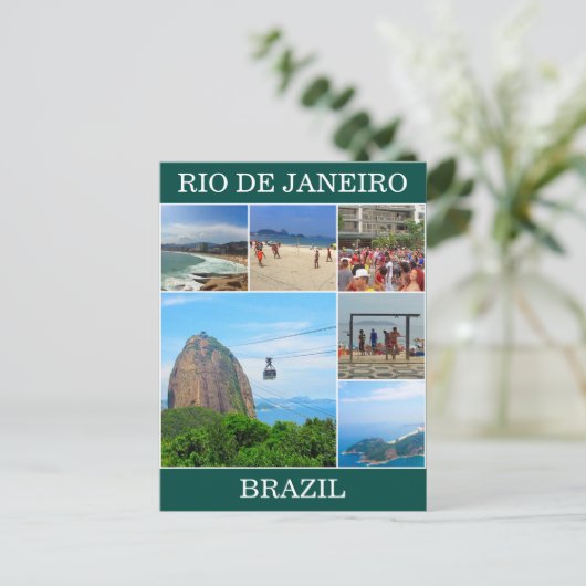 rio de janeiro scènes briefkaart (Staand voorkant)