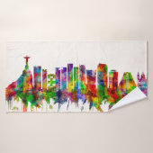 Rio de Janeiro - Skyline Brazilië Badhanddoek (Badhanddoek)