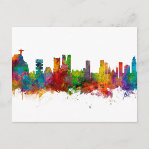 Rio de Janeiro - Skyline Brazilië Briefkaart