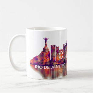 Rio de Janeiro - Skyline Brazilië Koffiemok