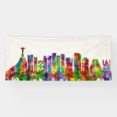 Rio de Janeiro - Skyline Brazilië Spandoek (Horizontaal)