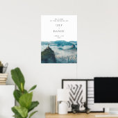Rio de Janeiro Skyline Wedding Welcome Sign Poster (Thuiskantoor)