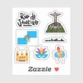 Rio de Janeiro Stickers (Vel)