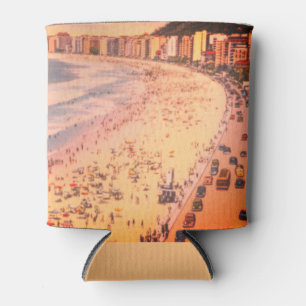 Rio de Janeiro, strand van Copacabana, Brazilië Blikjeskoeler