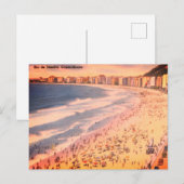 Rio de Janeiro,  strand van Copacabana, Brazilië Briefkaart (Voorkant / Achterkant)