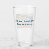 Rio de Janeiro,  strand van Copacabana, Brazilië Glas (Achterkant)