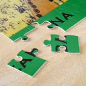 Rio de Janeiro, strand van Copacabana, Brazilië Legpuzzel (Zijkant)