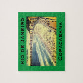 Rio de Janeiro, strand van Copacabana, Brazilië Legpuzzel (Verticaal)