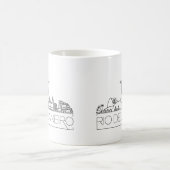 Rio De Janeiro Stylized Skyline Coffee Mok (Center)