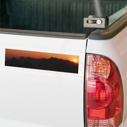 Rio de Janeiro Sunset Bumpersticker (Op Truck)