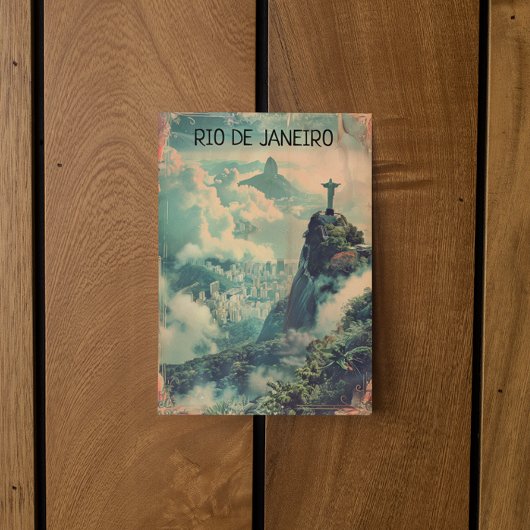  Rio de Janeiro Travel Jesus Statue Briefkaart