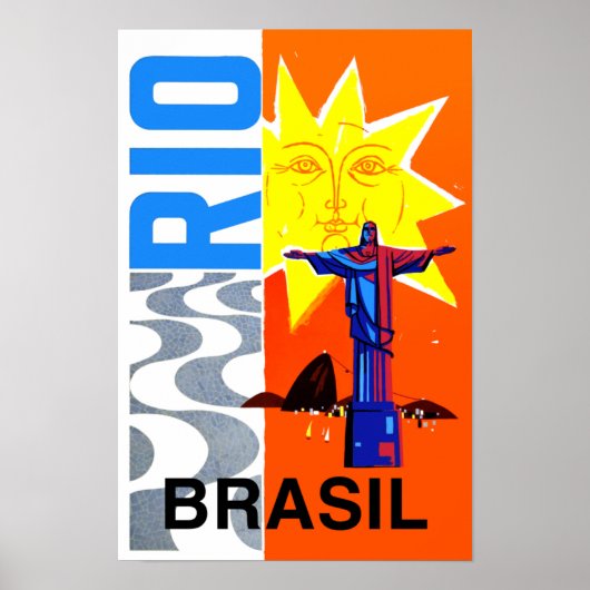 Rio de Janeiro Travel poster (Voorkant)