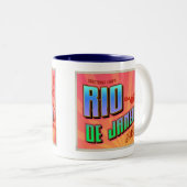 RIO de JANEIRO Tweekleurige Koffiemok (Voorkant rechts)