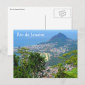 rio de janeiro uitzicht briefkaart (Voorkant / Achterkant)
