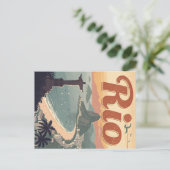 Rio de Janeiro Vibe Briefkaart (Staand voorkant)