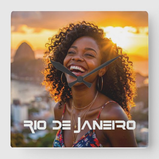 RIO DE JANEIRO VIERKANTE KLOK (Voorkant)