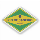 Rio de Janeiro Vintage Brazilië Sticker (Voorkant)