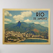 Rio De Janeiro Vintage Poster (Voorkant)