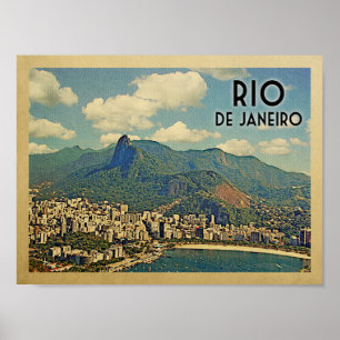 Rio De Janeiro Vintage Poster