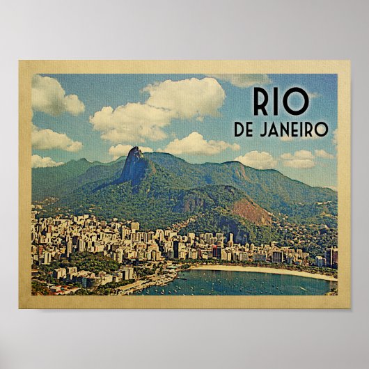 Rio De Janeiro Vintage Poster (Voorkant)