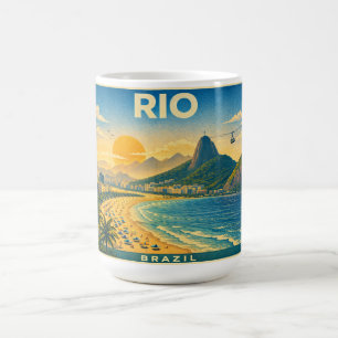 Rio de Janeiro Vintage Reisposter Mok