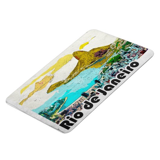 Rio de Janeiro Vintage Travel Magneet (Linkerzijde)