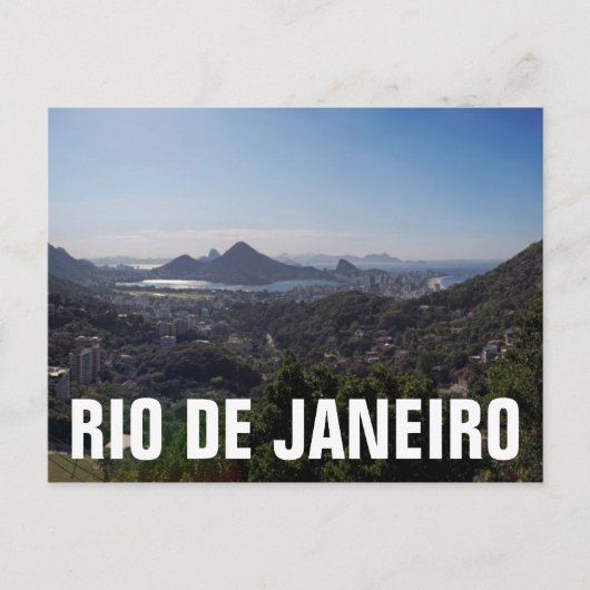 Rio De Janeiro Zuidzone Briefkaart (Voorkant)