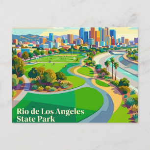 Rio de Los Angeles State Park Californië Briefkaart