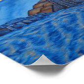 Rio de Luz (lichtrivier) Poster (Hoek)